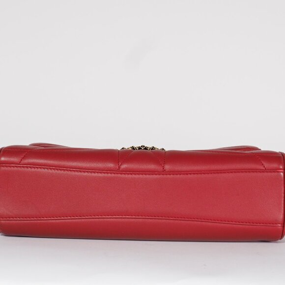 Dolce & Gabbana Red Quilted Nappa Leather Large Devotion Bag - Picture 11 of 16
